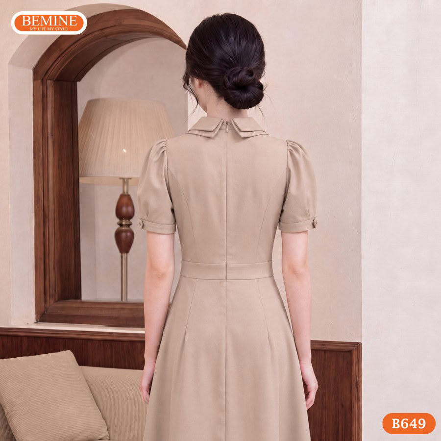 Cách ủi đầm bèo nhún giữ đúng nếp gấp ban đầu