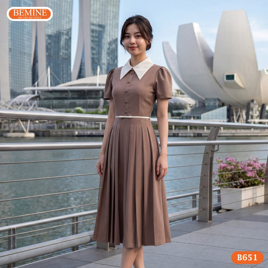 Trang Phục Cho Dáng Thước Kẻ Muốn Tạo Cảm Giác Thắt Eo Mềm Mại