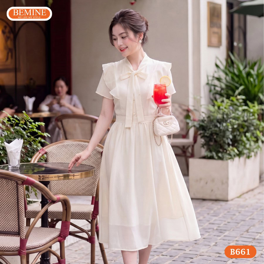 Phối đầm chữ A với phụ kiện boho – nàng thơ đương đại