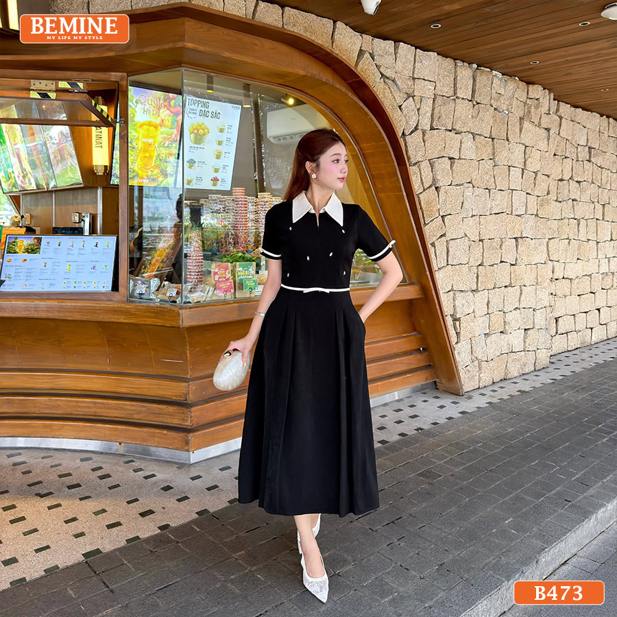 Đầm trung niên cho người bụng dưới to: Cách chọn tôn dáng và đúng hoàn cảnh 29 Đầm dạo phố thoải mái – Tự do thư giãn cuối tuần cùng gia đình