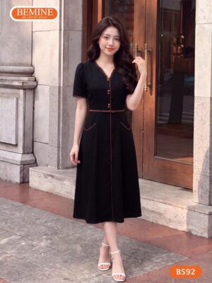 Đầm sang trọng B592 thoải mái dạo phố