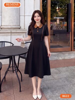 Đầm hoa nhí B622 tôn dáng hoàn hảo