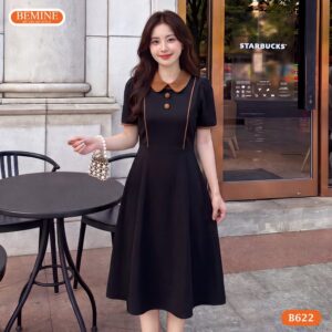 Đầm hoa nhí B622 phù hợp mọi vóc dáng