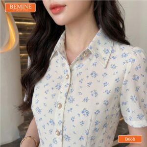 Váy đầm dạo phố B668 tinh tế từng đường kim mũi chỉ