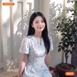 Váy đầm dạo phố B669 chất liệu cao cấp thoáng mát