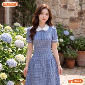 Váy đầm dạo phố B674 chất liệu cao cấp thoáng mát