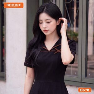 Đầm dáng A B678 tôn dáng hoàn hảo