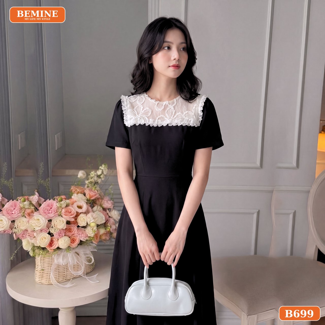 Đầm công sở BEMINE B699 tôn dáng, thoải mái