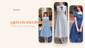 Chân váy dài công sở: thanh lịch kín đáo chuẩn mực hình ảnh