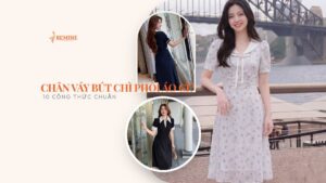 Chân váy bút chì phối áo gì? 10 công thức chuẩn sang đẹp hình ảnh