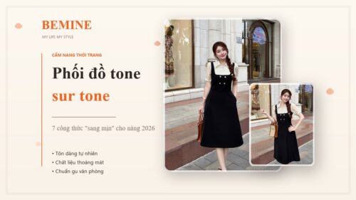 Phối đồ tone sur tone: 7 công thức ‘sang mịn’ cho nàng 2026 hình ảnh