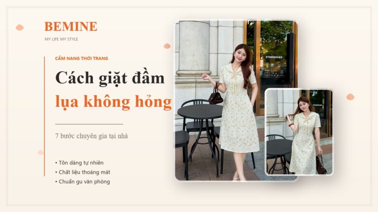 Cách giặt đầm lụa không hỏng: 7 bước chuyên gia tại nhà hình ảnh