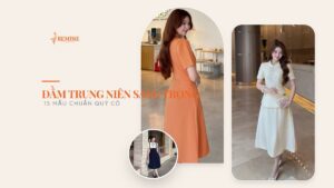 Đầm trung niên sang trọng: 15 mẫu chuẩn quý cô hình ảnh