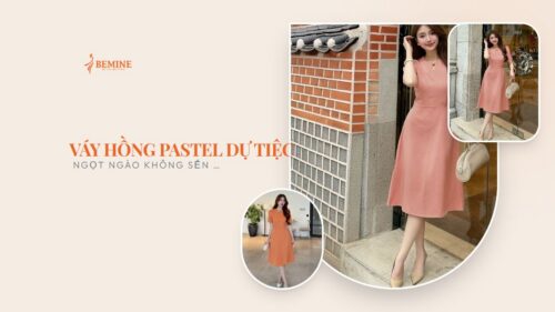 Váy hồng pastel dự tiệc: ngọt ngào không sến súa hình ảnh