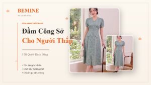 Đầm Công Sở Cho Người Thấp: 5 Bí Quyết Hack Dáng Cho Nàng hình ảnh