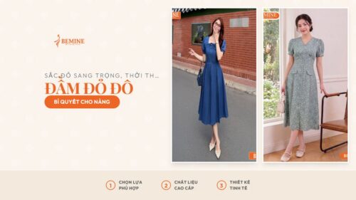 Đầm đỏ đô: Sắc đỏ sang trọng, thời thượng khó lỗi mốt hình ảnh