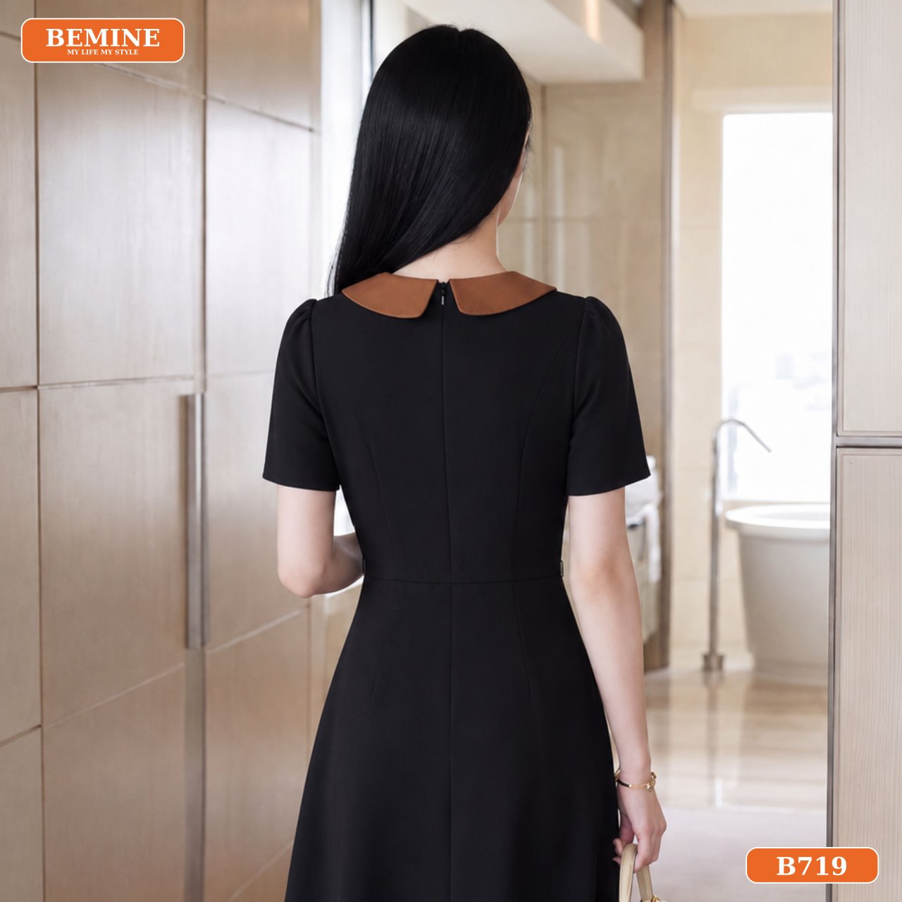 Mặc Đầm Đen Mang Giày Màu Gì Thanh Lịch Và Tôn Dáng Nhất? 8 Dáng người nhỏ nhắn chiều cao khiêm tốn nên ưu tiên giày màu nude