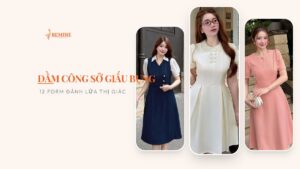 Đầm công sở giấu bụng: 12 form đánh lừa thị giác hình ảnh