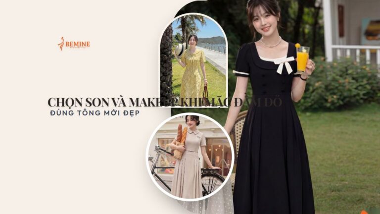 Chọn son và makeup khi mặc đầm đỏ: đúng tông mới đẹp hình ảnh