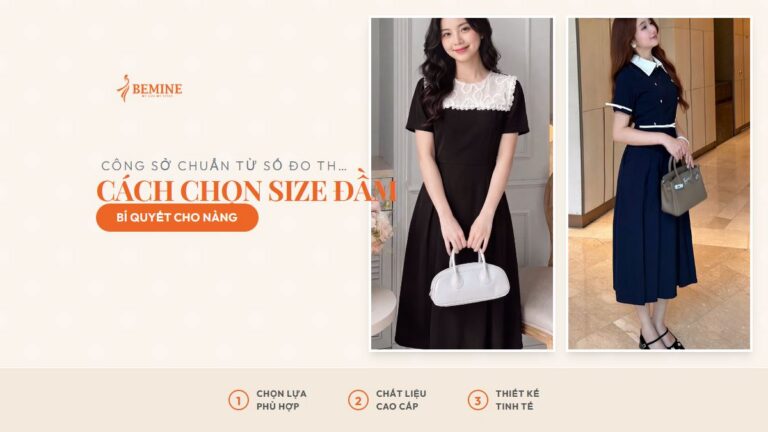 Cách chọn size đầm công sở chuẩn từ số đo thật hình ảnh