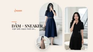 Đầm + sneaker: cặp đôi dạo phố không bao giờ sai hình ảnh