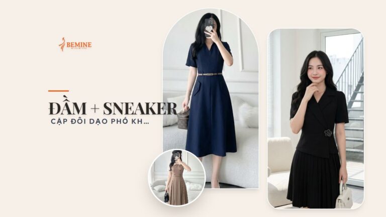 Đầm + sneaker: cặp đôi dạo phố không bao giờ sai hình ảnh