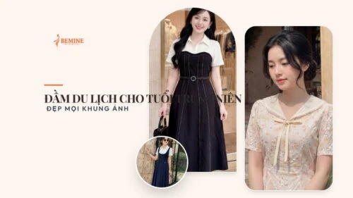Đầm du lịch cho tuổi trung niên: đẹp mọi khung ảnh hình ảnh