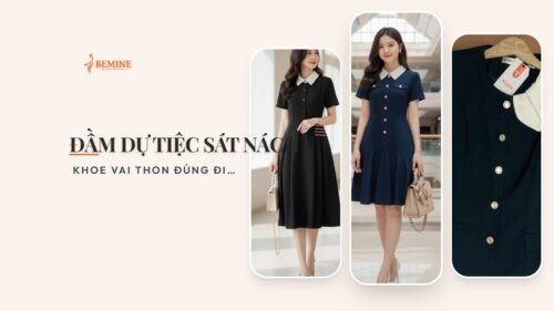 Đầm dự tiệc sát nách: khoe vai thon đúng điệu hình ảnh
