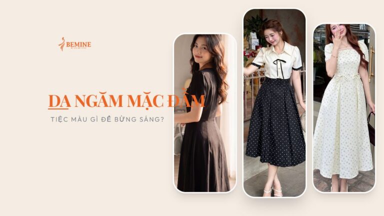 Da ngăm mặc đầm tiệc màu gì để bừng sáng? hình ảnh