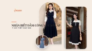Nhận biết đầm công sở cao cấp: 7 chi tiết may đo hình ảnh