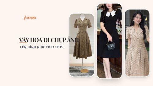 Váy hoa đi chụp ảnh: lên hình như poster phim hình ảnh