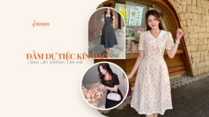 Đầm dự tiệc kín đáo: lộng lẫy không cần hở hình ảnh