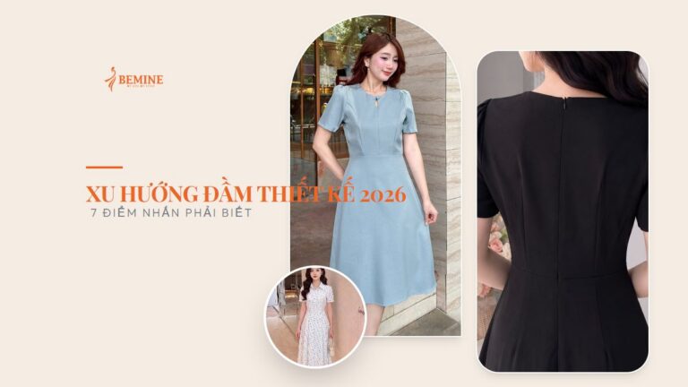 Xu hướng đầm thiết kế 2026: 7 điểm nhấn phải biết hình ảnh