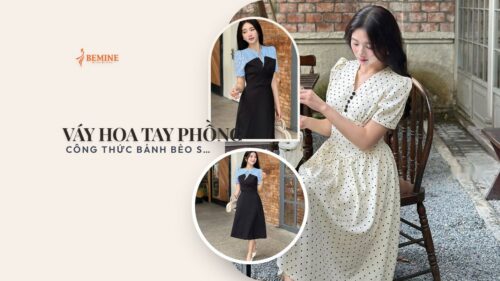 Váy hoa tay phồng: công thức bánh bèo sang chảnh hình ảnh