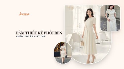 Đầm thiết kế phối ren: điểm xuyết đắt giá hình ảnh