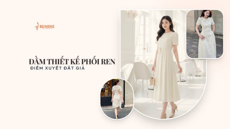 Đầm thiết kế phối ren: điểm xuyết đắt giá hình ảnh