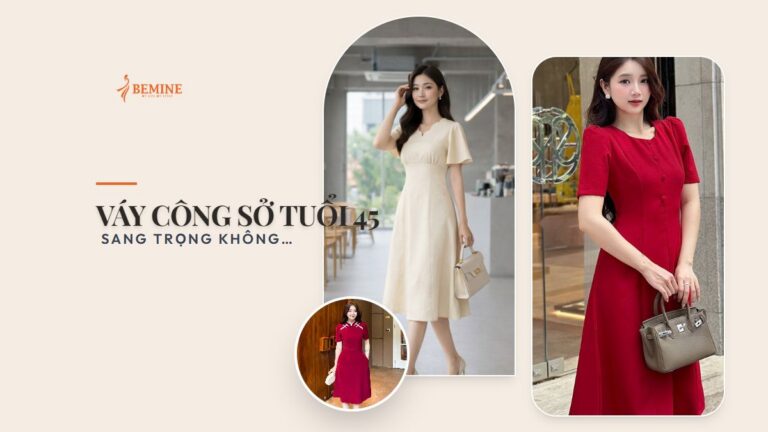 Váy công sở tuổi 45: sang trọng không cộng tuổi hình ảnh