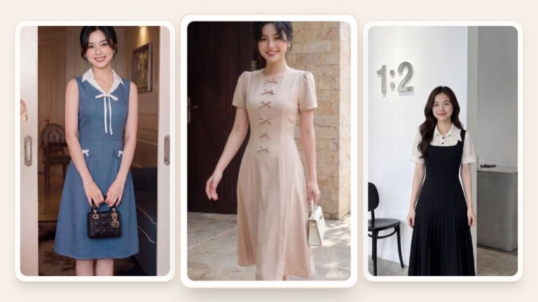 Đầm hoa cho quý cô U50: quý phái từng cánh hoa hình ảnh