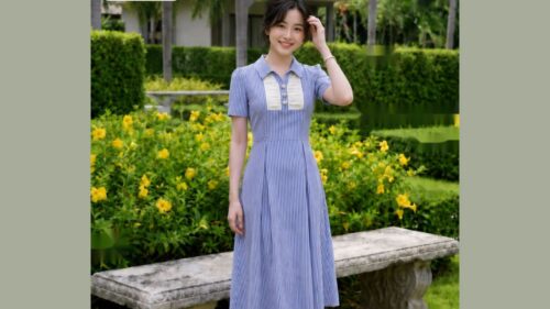Đầm thiết kế cho tuổi trung niên thanh lịch và tôn vóc dáng hình ảnh