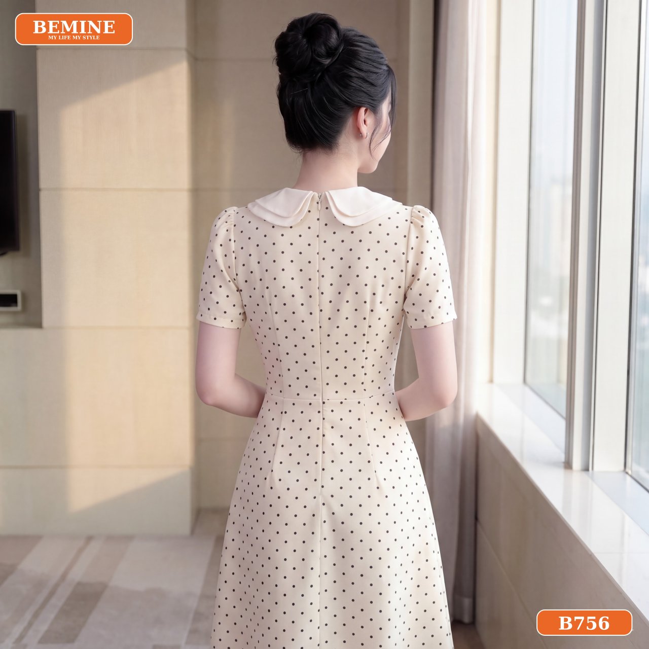 Đầm công sở B756 tích hợp túi hông tiện lợi