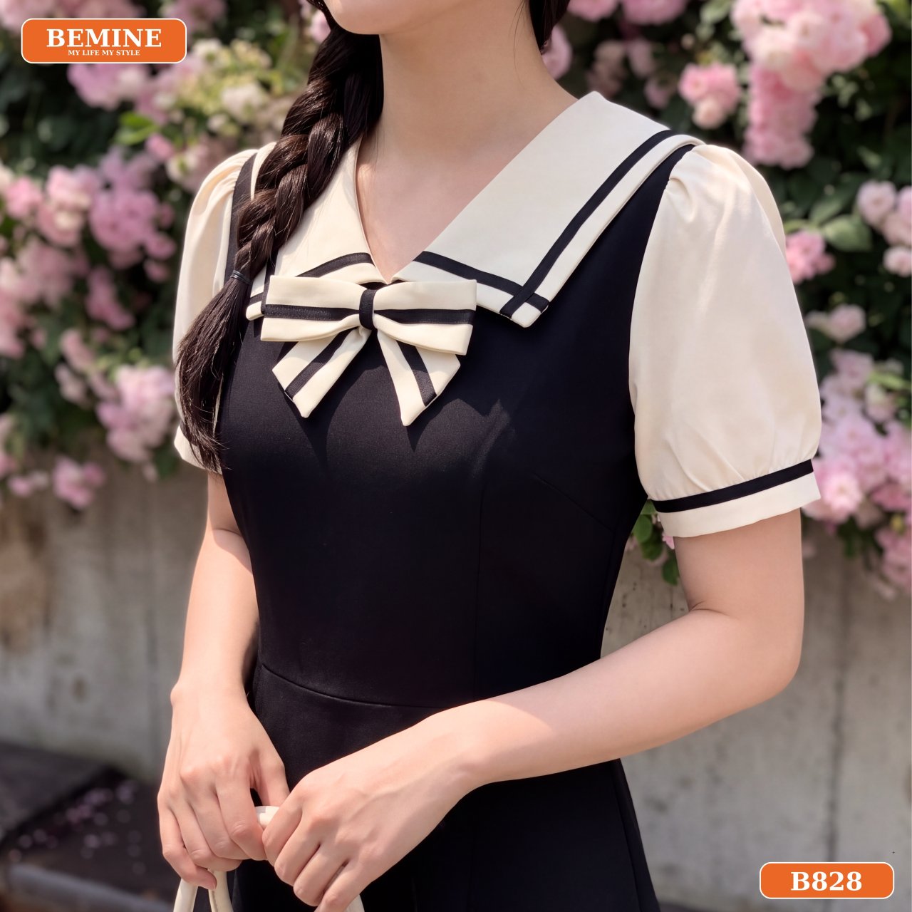 Đầm chữ A B828 phù hợp cho chị em công sở đi làm và gặp gỡ