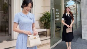Đầm ‘bánh bèo’ thiết kế: nữ tính có chừng mực hình ảnh