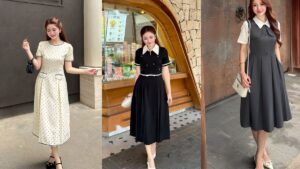 Đầm Ren Trắng Dáng Xòe Đi Cưới Tháng 10 Cho Nữ 30 Tuổi hình ảnh