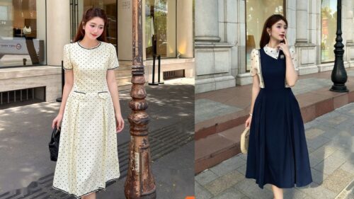 Phụ Nữ 45 Tuổi Nên Mặc Đầm Thiết Kế Màu Gì Tiệc 20/10? hình ảnh