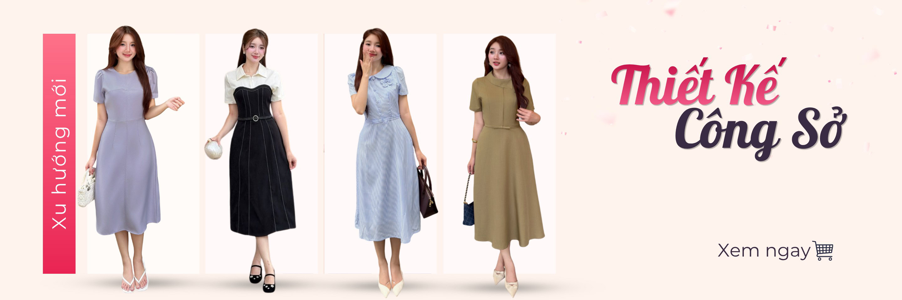 Thiết Kế Công Sở BEMINE – Đầm Nữ Thanh Lịch Mới Nhất
