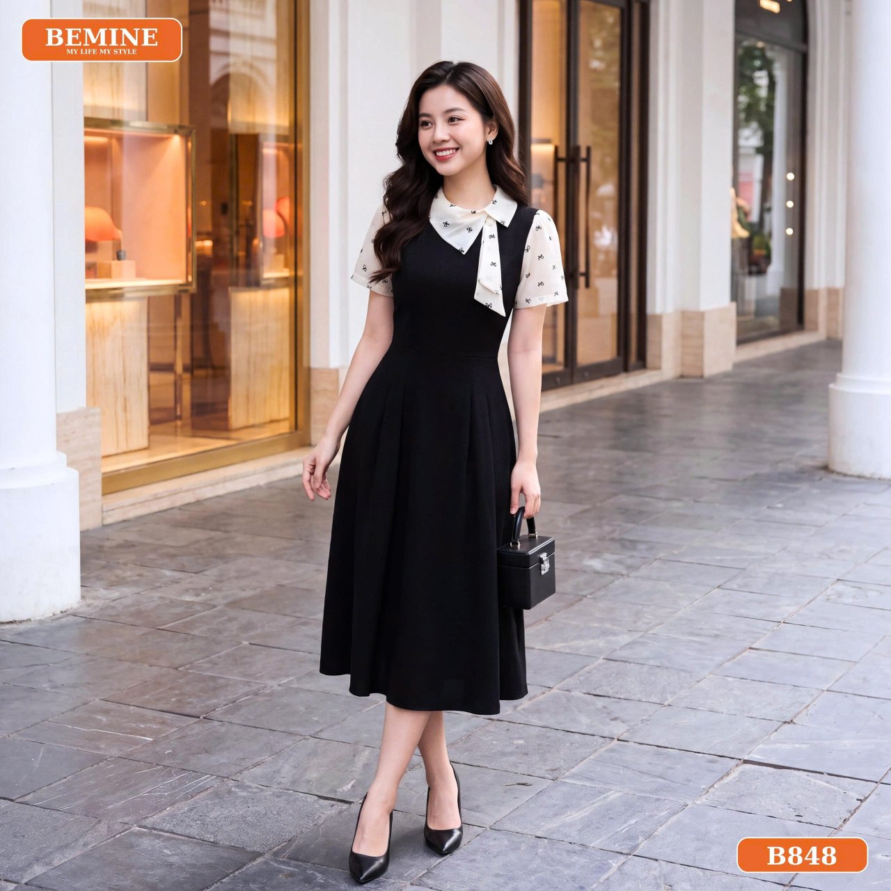 Phom dáng đầm thiết kế BEMINE B848 che khuyết điểm