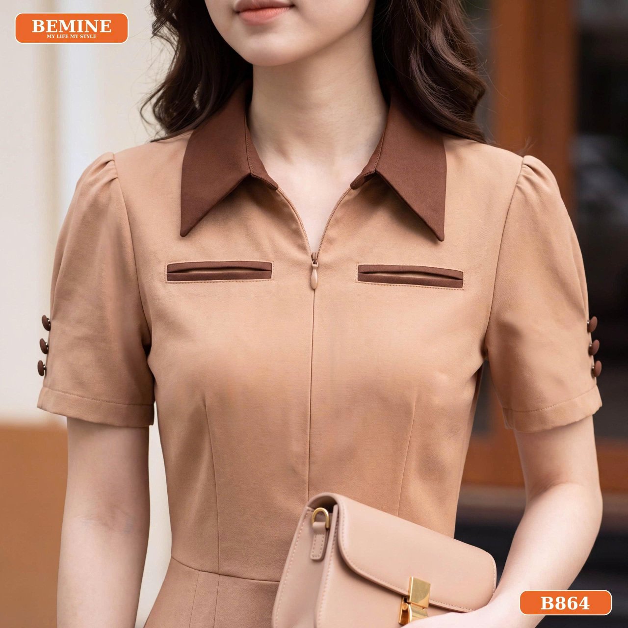 Đầm thiết kế B864 tôn dáng nữ tính