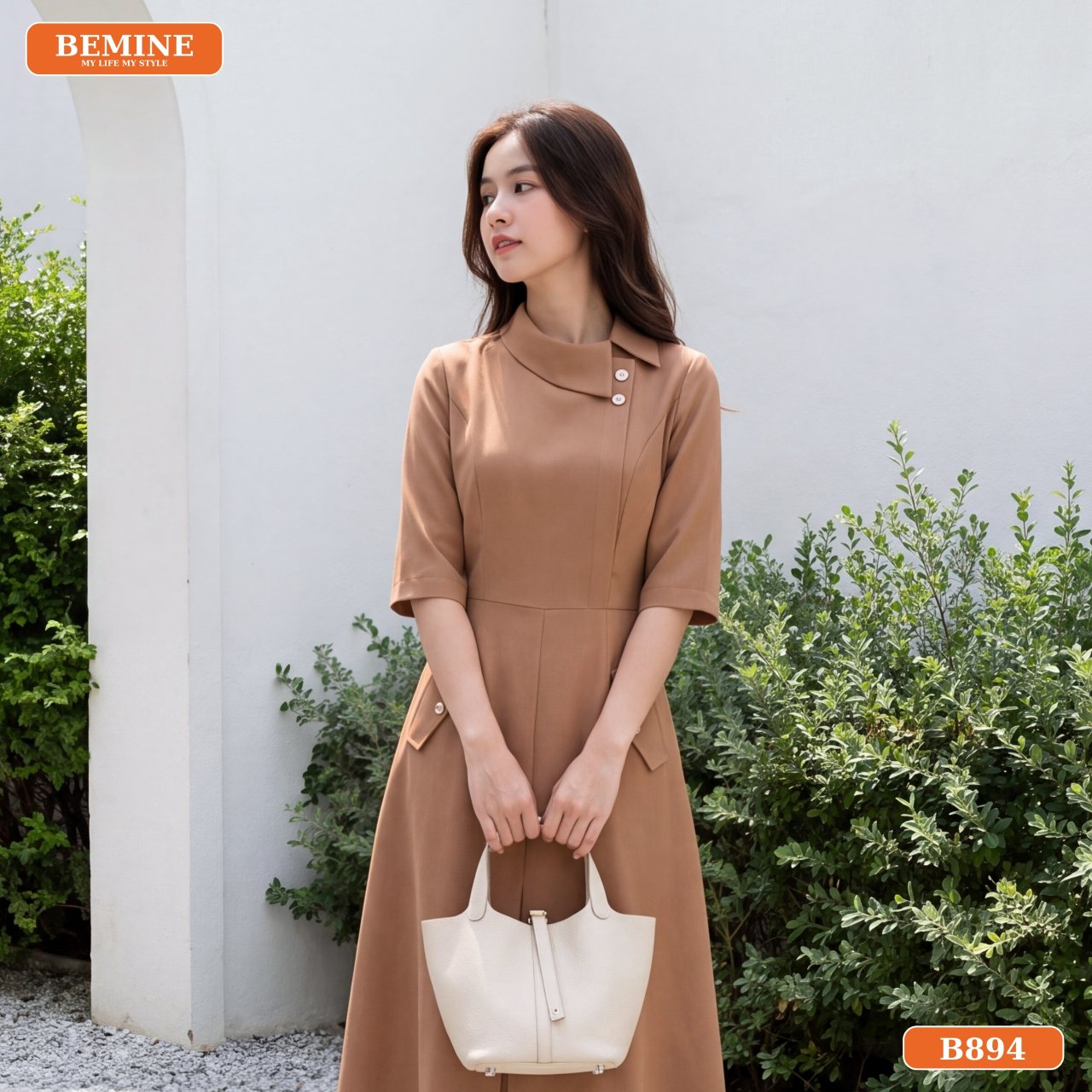 Đầm công sở B894 có túi tiện lợi