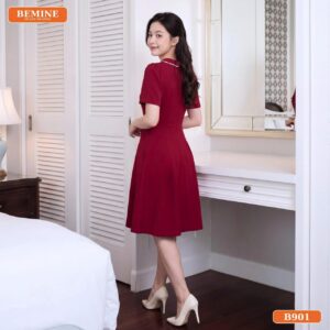 Chi tiết đầm thiết kế B901 BEMINE có túi tiện lợi