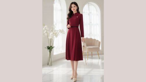 Đầm đỏ Giáng sinh: nàng chính là mùa lễ hội hình ảnh